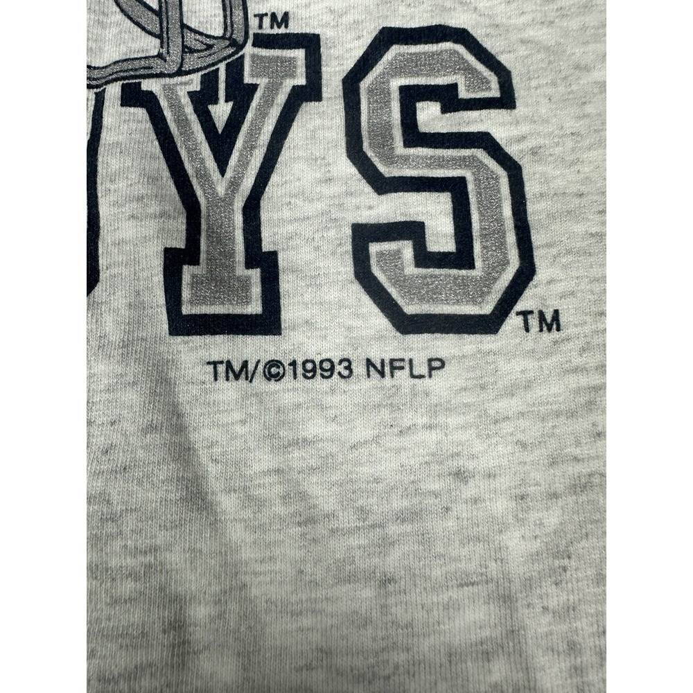 VTG‎ 1993 Logo 7 Dallas Cowboys T-Shirt Sz XL Gray - Picture 2 of 7